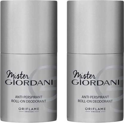 Oriflame GIORDANI GOLD MISTER GIORDANI ANTI-PERSPIRANT ROLL ON DEODORANT (2*50ml) Deodorant Roll-on  -  For Men
