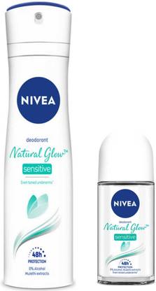 NIVEA NG Sensitive 150ml Deo and NG Sensitive 25ml roll on Deodorant Roll-on  -  For Women