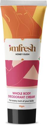 The Good Feel imfresh Honey Oudh Long Lasting Whole Body Fragrance to Prevent Odour| Deodorant Cream  -  For Women