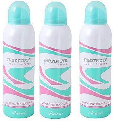 RASASI Instinct Deodorant Spray - For Women