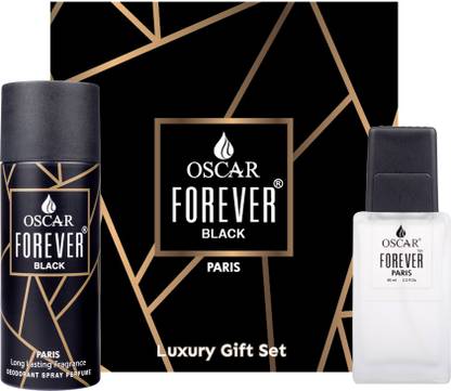 OSCAR Forever Black Gift Set 60Ml Edp + 150Ml Deodorant Combo Set (Set of 2) Deodorant Spray  -  For Men & Women