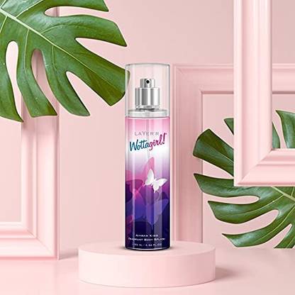 LAYER'R WOTTAGIRL! AMBER KISS 135ml Body Spray  -  For Women