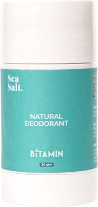 Bitamin Sea Salt Natural Deodorant | Reduce Darkness | Long-Lasting Deodorant Stick - For Men & Women