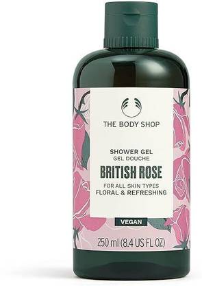 THE BODY SHOP British Rose Shower Gel Body Mist  -  For Men & Women
