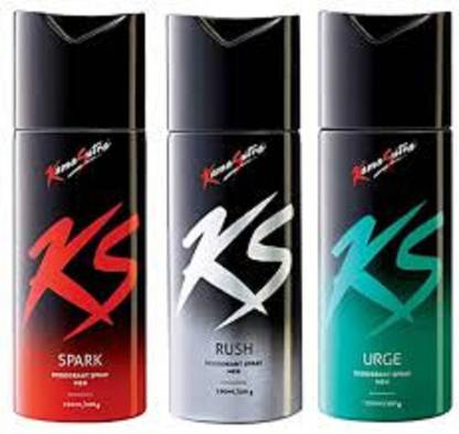 Kamasutra SPARK URGE AND RUSH Deodorant Spray  -  For Men & Women