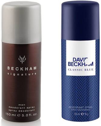 DAVID BECKHAM Signature Classic Blue Deodorant Spray  -  For Men