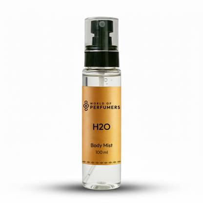 WORLD OF PERFUMERS H2O | Long Lasting Premium Body Mist for Men | Fresh Aqua Everyday Fragrance Body Mist - For Men