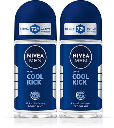 NIVEA Coolkick Deodorant Roll-on  -  For Men