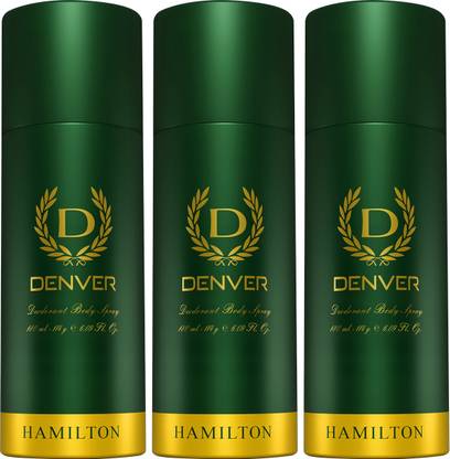 DENVER HAMILTON 180 ML Deodorant Spray  -  For Men