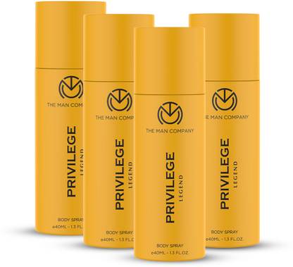 THE MAN COMPANY Legend Long-Lasting Deodorant Body Spray Deodorant Spray – For Men  (160 ml, Pack of 4) at Rs. 199