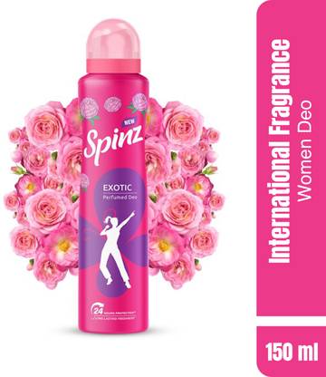Spinz Exotic Deodorant Spray  -  For Women