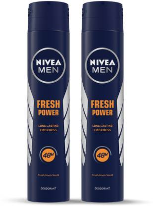 Nivea Men Fresh Power Body Spray  -  For Men