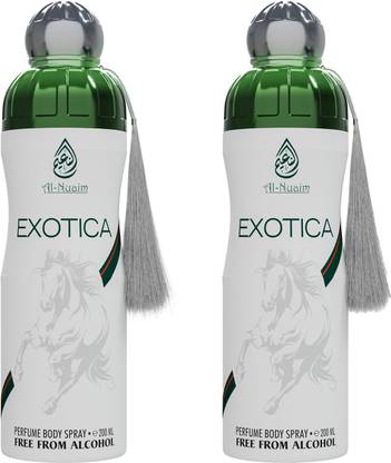 Al-Nuaim Exotica Deodorant Alcohol - Free Deodorant | Body Spray Deodorant Spray  -  For Men & Women