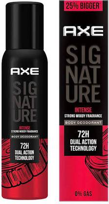 AXE Signature Intense No Gas Body Deodorant For Men 122ml Body Spray  -  For Men