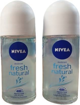 NIVEA FRESH NATURAL 48H PROTECTION Deodorant Roll-on -... Deodorant Roll-on  -  For Men & Women