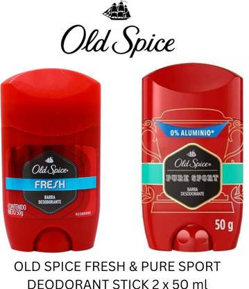 OLD SPICE FRESH AND PURE SPORT DEODORANT STICK SET OF 2 Deodorant Stick  -  For Men