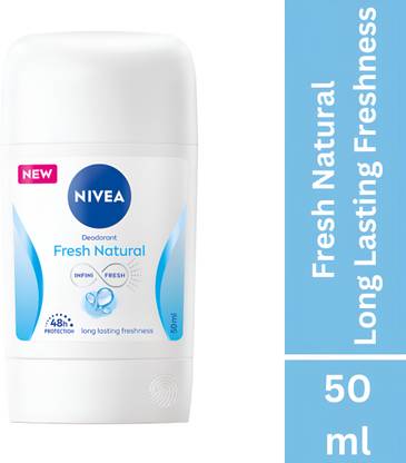 NIVEA Fresh Natural Antiperspirant Stick For Long Lasting Freshness Deodorant Stick  -  For Women