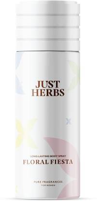 Just Herbs Long Lasting Body Spray Floral Fiesta Deodorant Spray  -  For Women