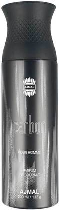 Ajmal Carbon Homme Deodorant 200 ml Deodorant Spray - For Men