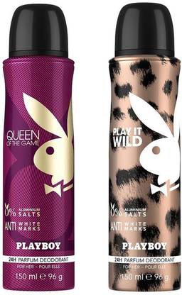 PLAYBOY Wiild + Queen Deodorant Spray  -  For Women