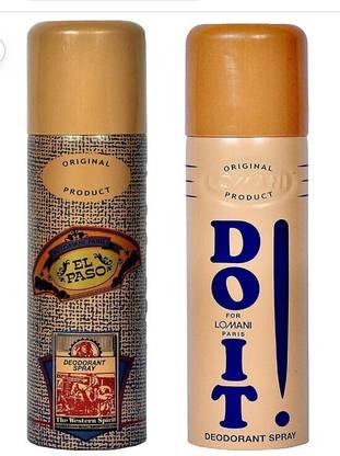 LOMANI El Paso & Do iT Deodorant Spray 200ml (Pack of 2) Deodorant Spray  -  For Men