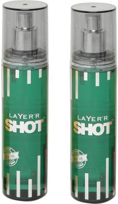 Layer'r Shot SHOT ROYAL JADE 135 ML EACH ( PACK OF 2) Deodorant Spray  -  For Men