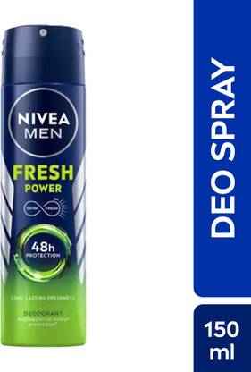 NIVEA Fresh Power Charge Deodorant Spray  -  For Men