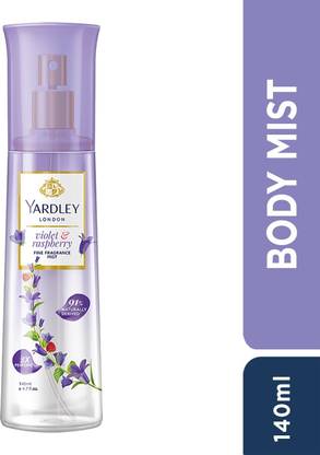 Yardley London Violet & Raspberry Fine Fragrance Mist with 2X Perfume Body Mist  -  For Women