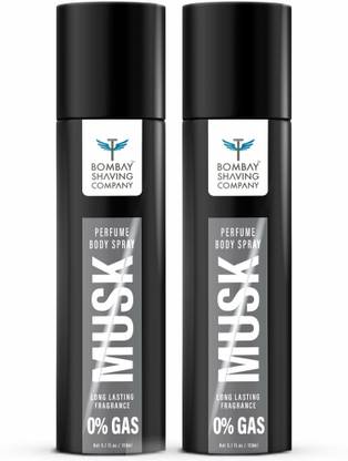 BOMBAY SHAVING COMPANY Musk Deodorant Combo Pack | Premium Long Lasting Body Spray  -  For Men