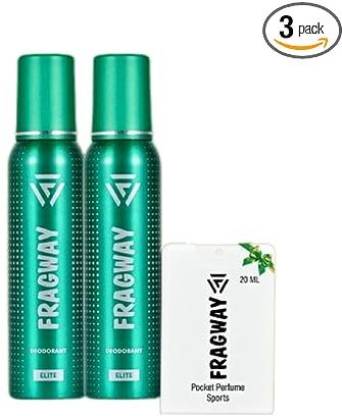 fragway Elite Perfume Body Spray and Get 1 Sport Pocket Perfume 20ml free Deodorant Spray – For Men & Women  (150 ml)