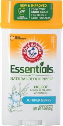ARM & HAMMER Essentials Solid Juniper Berry Deodorant Deodorant Stick  -  For Men & Women