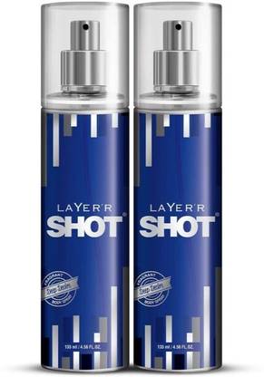 LAYER'R SHOT DEEP DESIRE (2x135ML) Body Spray - For M... Deodorant Spray  -  For Men