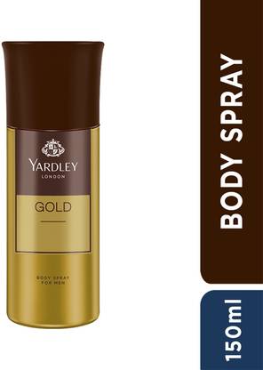 Yardley London by Wipro Gentleman Gold With Fresh Rosemary & Mint Body Deodorant Spray  -  For Men