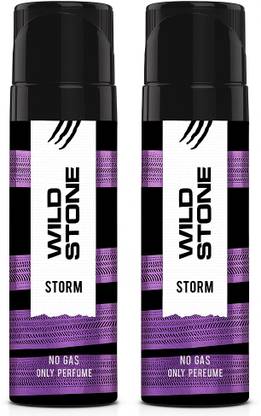 Wild Stone Intense Storm Long Lasting No Gas Perfume Body Spray  -  For Men