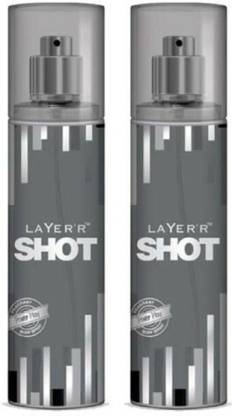 LAYER'R Shot Fragrant Power Play Body Spray (135ml) (Pa... Deodorant Spray  -  For Men