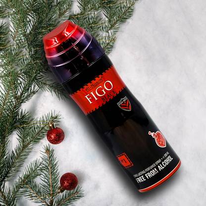 Al-Nuaim Figo Black |Alcohol Free |Deodorant |Long Lasting Perfumed Spray Body Spray - For Men