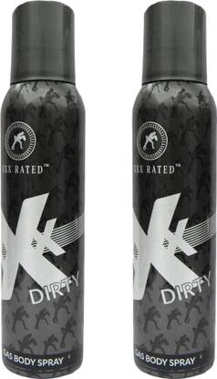 XXX Rated Dirty No Gas Perfume - 240 ml Deodorant Spray  -  For Men