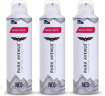 PARK AVENUE Deo - Neo 220 ml men Deodorante X 3 Deodorant Spray  -  For Men & Women