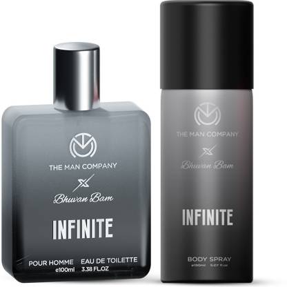 THE MAN COMPANY Infinite body spray 150ml + Infinite edt 100ml - Combo of 2 Perfume Body Spray  -  For Men