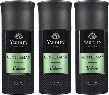 Yardley London Three URBANE Deodorant Spray  -  For Men