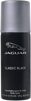 JAGUAR Classic Black Deodorant Spray  -  For Men