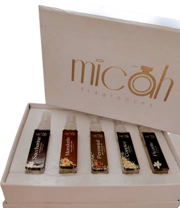 Micah Mini Perfumia | A set of 5 unisex perfumes | Perfume Gift Set Perfume Body Spray  -  For Men & Women