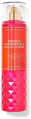 Bath and Body Works Bahamas Passionfruit & Banana Flower Fine Fragrance Body Mist  -  For Men & Women