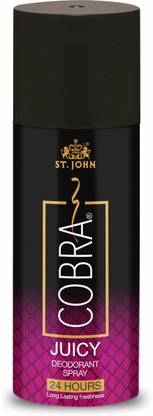 ST-जॉन Cobra Deo Juicy Long-Lasting Deodorant  -  पुरुषों और महिलाओं के लिए