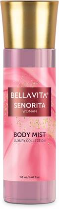 BELLAVITA SENORITA Woman Body Mist with Floral & Fruity scent|Long Lasting Fragrance| Body Mist  -  For Women