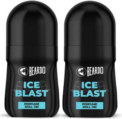 BEARDO Ice Blast Perfume Roll On | Long Lasting Fresh | Menthol, Musk & Woody Deodorant Roll-on  -  For Men