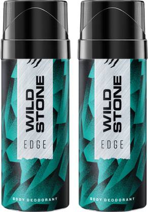 Wild Stone Edge Deodorant Combo for Men - 300ml (Pack of 2, 150ml each) Body Spray  -  For Men