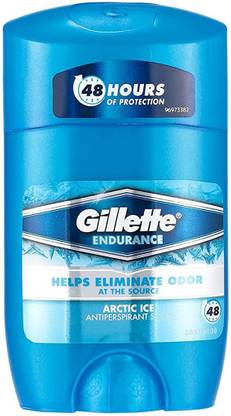 Gillette Endurance Arctic Ice Antiperspirant Stick , 48 ML Deodorant Stick  -  For Men