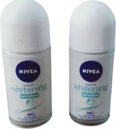 NIVEA WHITENING SENSITIVE ROLL ON FOR WOMEN ( PACK OF 2... Deodorant Roll-on  -  For Men & Women