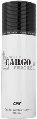 CFS THIS SIDE UP CARGO FRAGILE CARGO 200ML Body Spray  -  For Men & Women